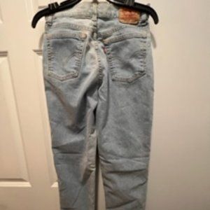 Levi's size 10 jeans 512 classic slim tapered lightwash